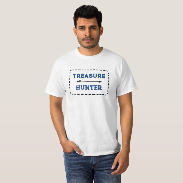 Treasure Hunter Manar-Shirt T Shirt (Hel framsida)