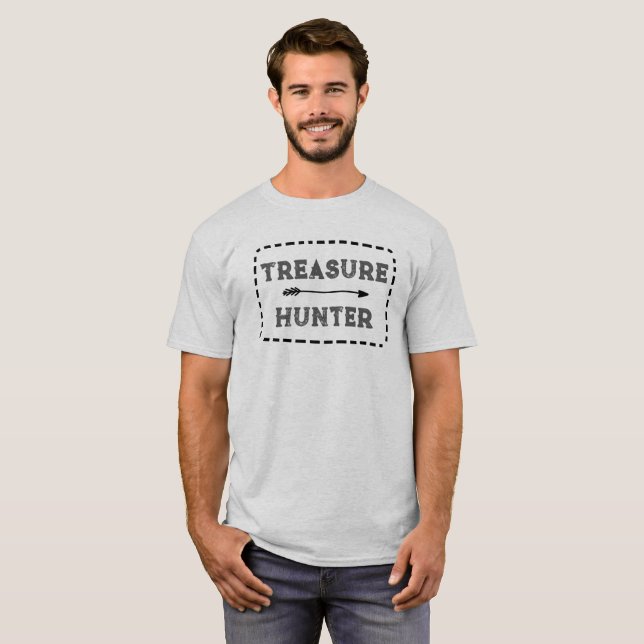 Treasure Hunter Manar-Shirt T Shirt (Hel framsida)