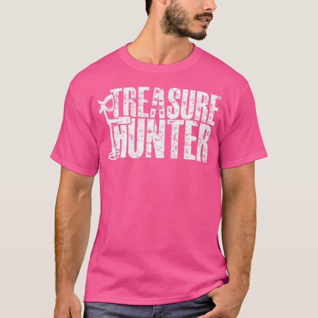 Treasure Hunter Metall upptäcker T Shirt (Framsida)