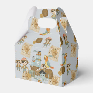 Treasure Hunter Pirat Birthday Presentaskar