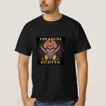 Treasure Hunter Pirat Metall upptäcker T-Shirt