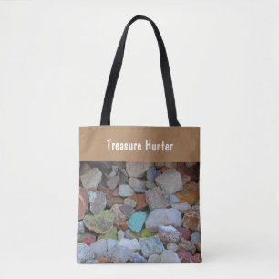 Treasure Hunter Sten Collection Stone Rockhound Tygkasse