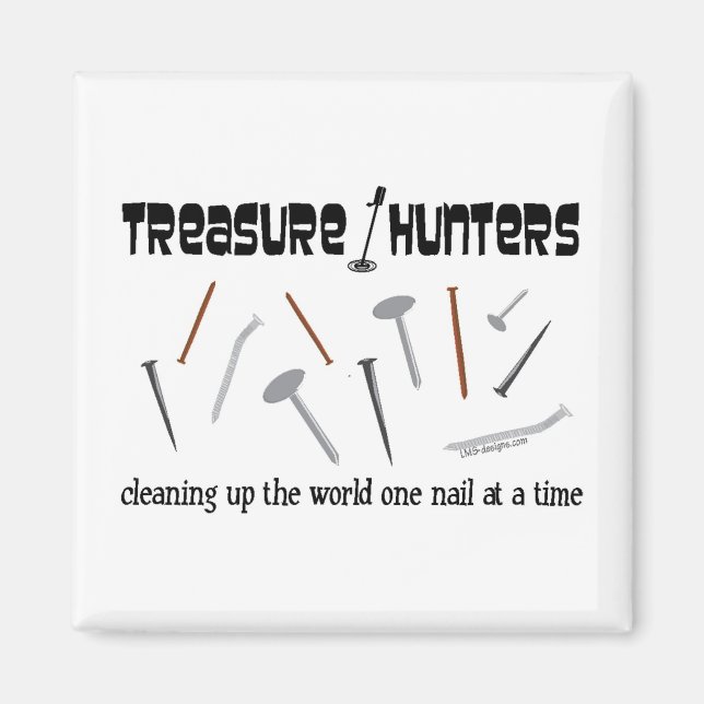 Treasure Hunters Nagel! Magnet (Framsidan)