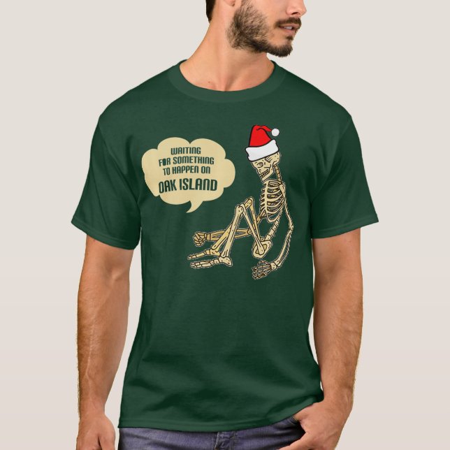 Treasure Hunters Skeleton-gåvor från Funny Oak Isl T Shirt (Framsida)