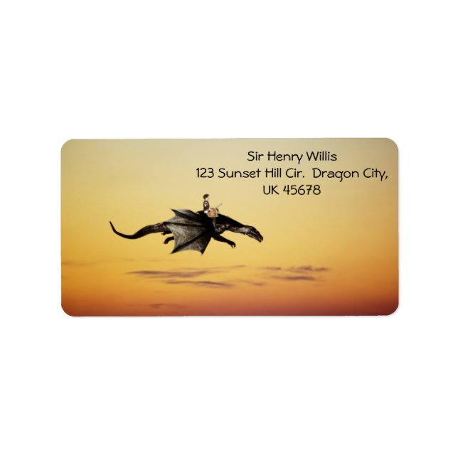 Treasure Hunting Adressetikett (Framsidan)