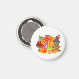 Treasure Hunting Collage Magnet