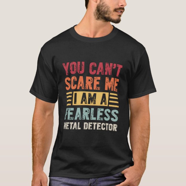 Treasure Hunting Metall-upptäckt T Shirt (Framsida)