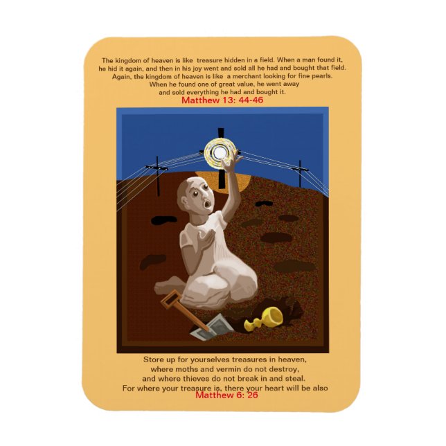 Treasure i fält magnet (Vertikal)