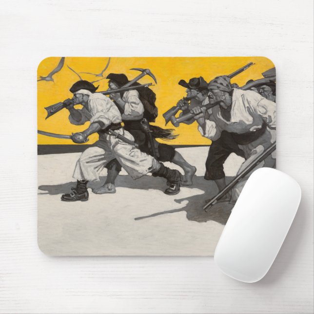 Treasure Island, 1911 av Newell Convers Wyeth Musmatta (Med mus)