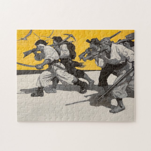 Treasure Island, 1911 av Newell Convers Wyeth Pussel (Horisontell)