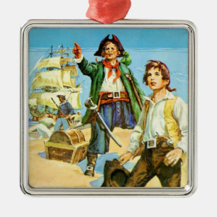 Treasure Island 1 Julgransprydnad Metall