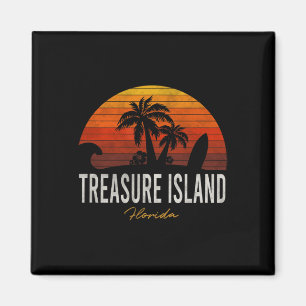 Treasure Island Beach Florida Fl Handflatan Vacati Magnet