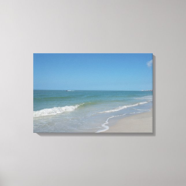Treasure Island Florida Beach Canvastryck (Framsida)