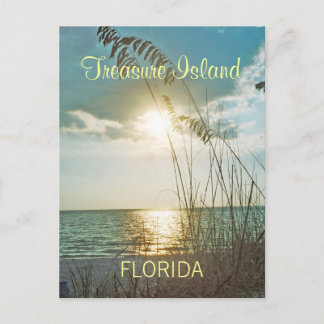 Treasure Island Florida Postcard Vykort