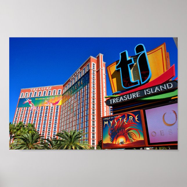 Treasure Island Hotel Las Vegas America Poster (Framsidan)