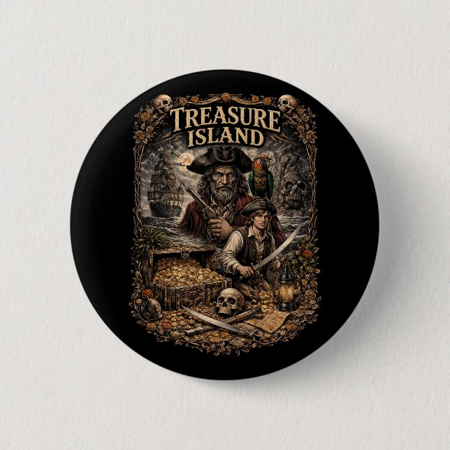 Treasure Island Knapp (Framsida)