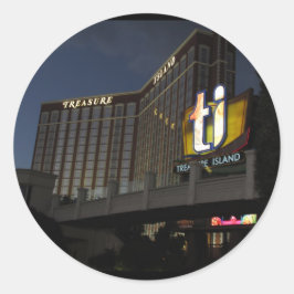 Treasure Island Las Vegas-dekal Runt Klistermärke