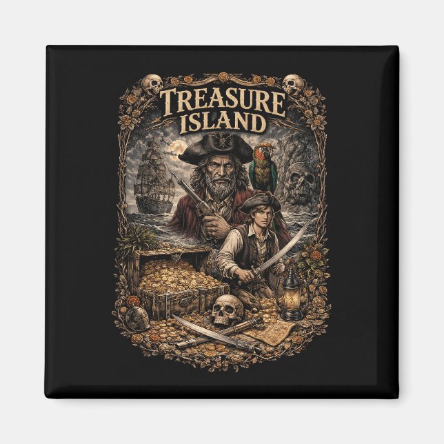 Treasure Island Magnet (Framsidan)