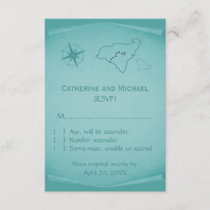 Treasure Karta Response Card, Teal OSA Kort