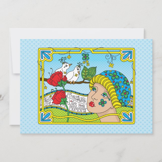 Treasure Life's Moments_Flat Card 7" x 5" (Framsida)