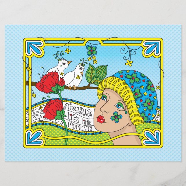 Treasure Life's Moments_Flat Papper Lakan 11x 8,5  (Framsida)