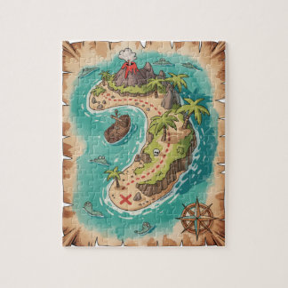 Treasure Map Adventure Puzzle Pussel