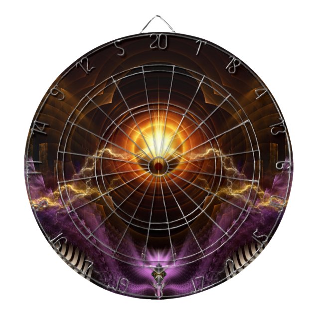 Treasure of night Fractal Art Darttavla (Framsidan)