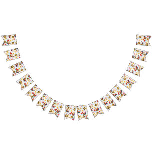 Treasure Party Pirat Theme Bunting Flaggor