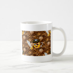 Treasure pirat emoji kaffemugg