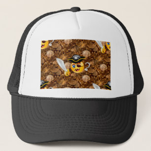 Treasure pirat emoji truckerkeps