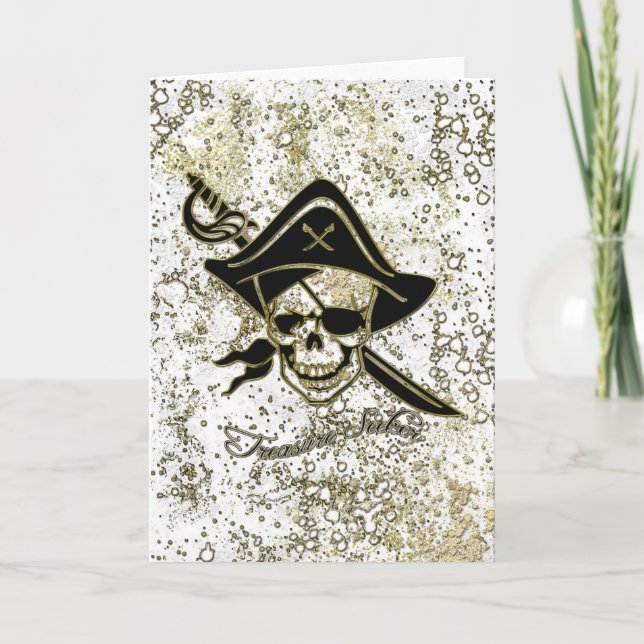 Treasure Seeker-hälsningskort II Kort (Framsida)