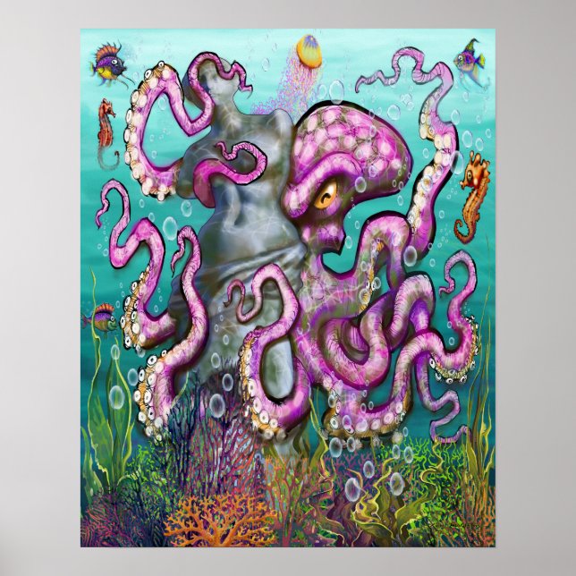 Treasure Tentacles Poster (Framsidan)