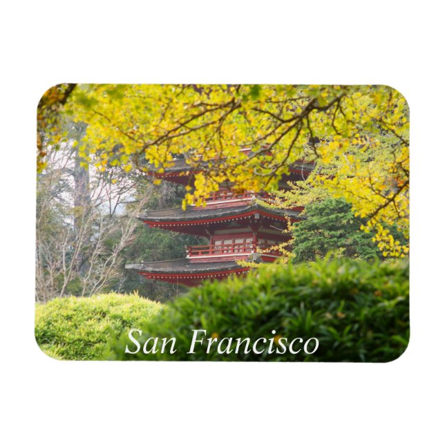Treasure Torn Pagoda, San Francisco Magnet (Horisontell)
