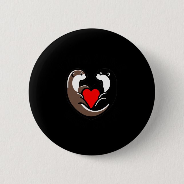 Treasure Varje Otter Heartfilt Kärlek Knapp (Framsida)