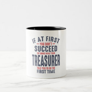 Treasurer Två-Tonad Mugg