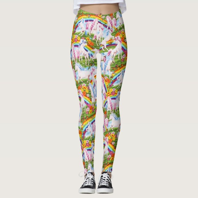 Treasures Rainbows and Unicorns Leggings (Framsida)