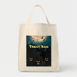 Treat Bag för Halloween Tygkasse