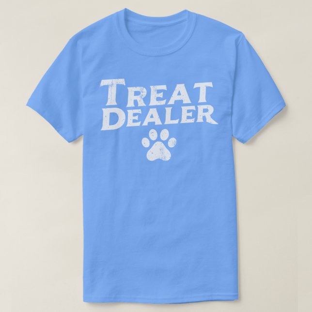 Treat Dealer Funnu Hund älskare T Shirt (Design framsida)