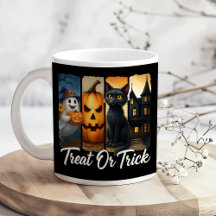 "Treat eller Trick" Halloween-penselstreck
