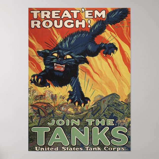 Treat Em Rough-1918 poster (Framsidan)