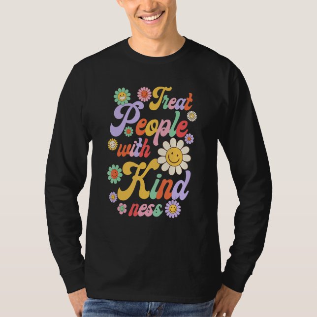 Treat People With Kindness    Cute Kind Trending T Shirt (Framsida)