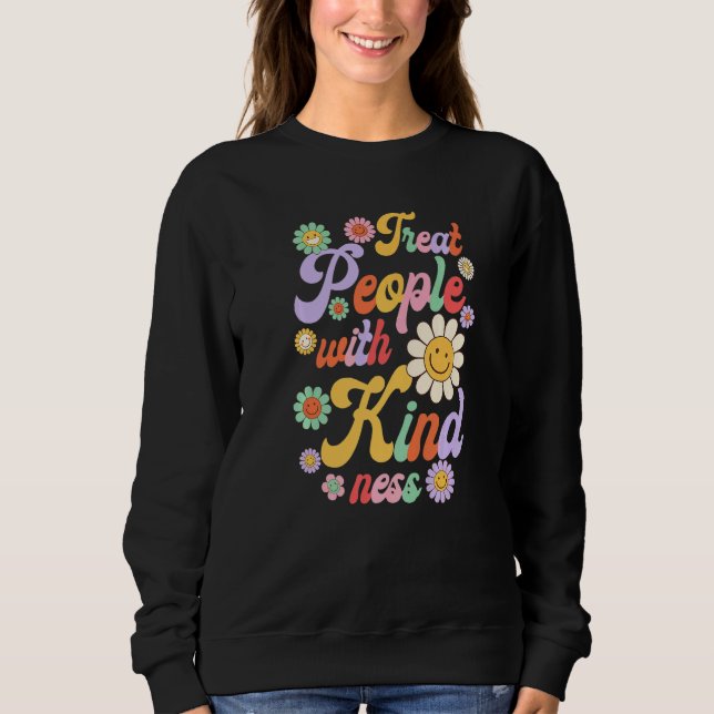 Treat People With Kindness  Cute Kind Trending T Shirt (Framsida)