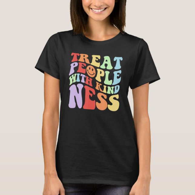 Treat People With Kindness TPWK Trendy Preppy 3 T Shirt (Framsida)