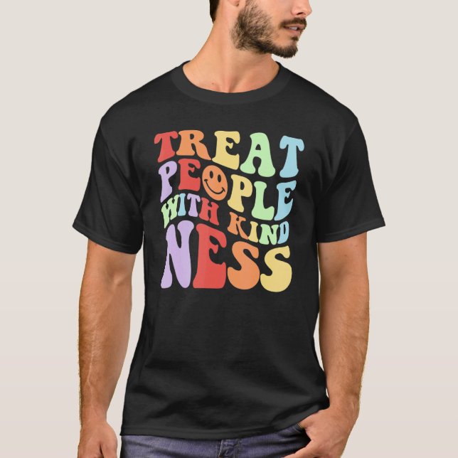 Treat People With Kindness TPWK Trendy Preppy 3 T Shirt (Framsida)