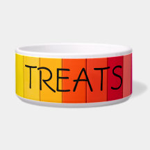 TREAT Stripe Pet Bowl