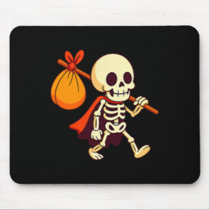 Treat Trick eller Skeleton Shirt Cute Halloween Bo Musmatta