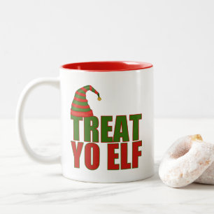 Treat Yo Elf   Funny jul Mugg