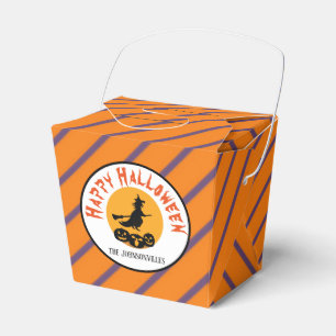 Treatbox för personlig/beck och Rand/Halloween. Presentaskar