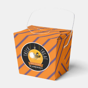 Treatbox för personlig/Bus eller godis/Halloween. Presentaskar