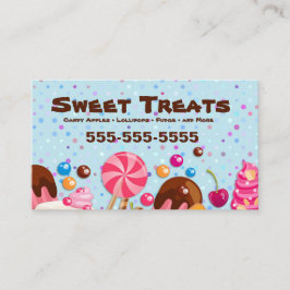 Treats Candy Affärskort Visitkort